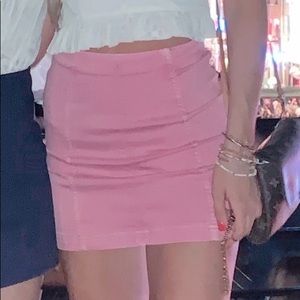Pink skirt- free people